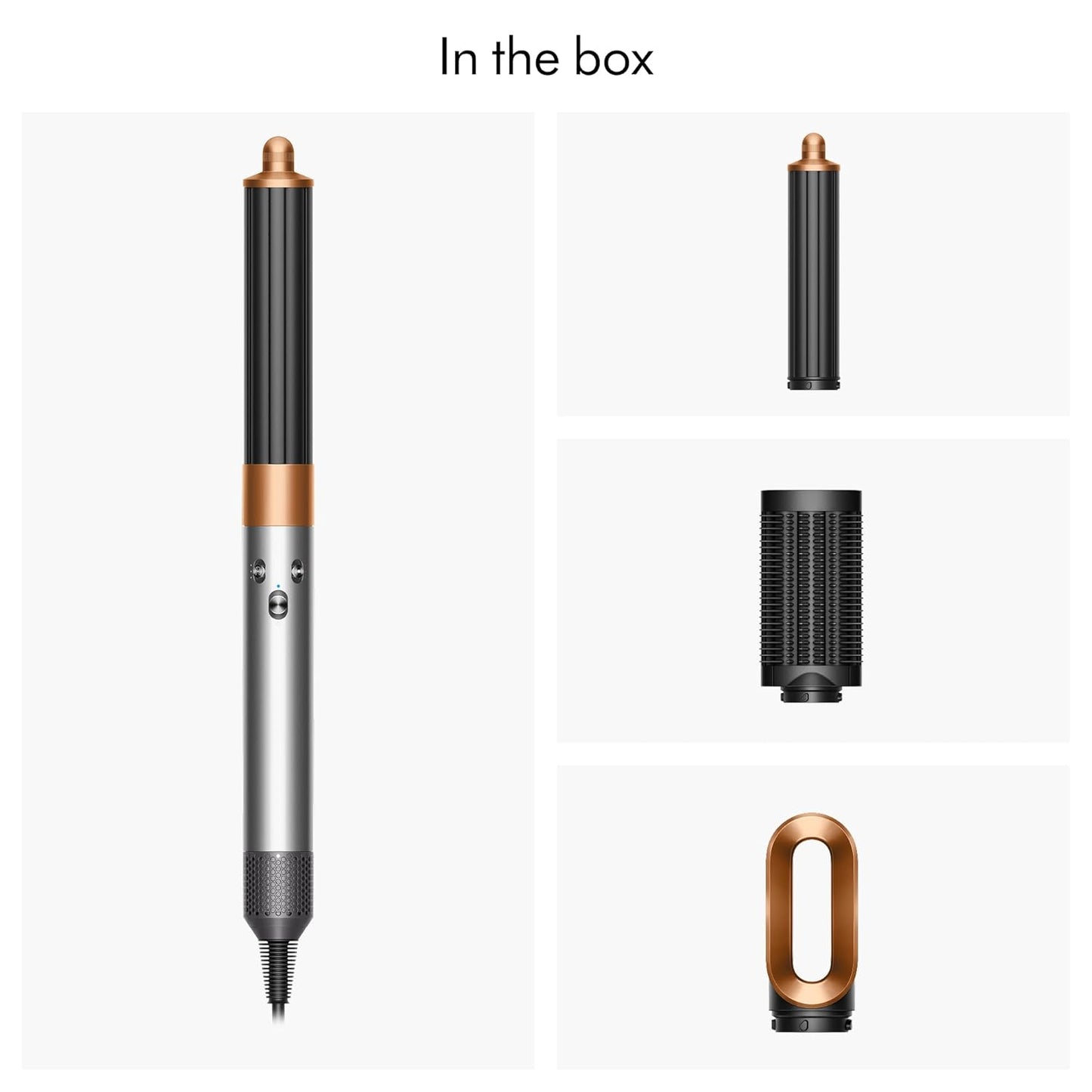 Dyson Airwrap Origin Multi-Styler & Hair Dryer (Nickel/Copper) 3-in-1 Styling Tool  No Heat Damage  Coanda Technology  For All Hair Types  2-Year Warranty