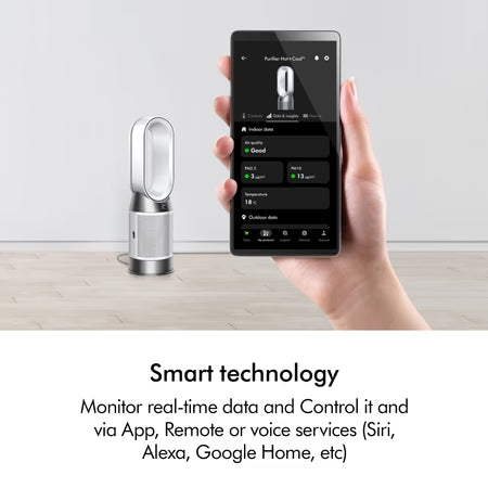 Dyson HP11 Hot & Cool Air Purifier  3-in-1 Air Purifier, Heater & Fan  Removes 99.95% Pollutants  HEPA H13 Filter White