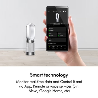 Dyson HP11 Hot & Cool Air Purifier  3-in-1 Air Purifier, Heater & Fan  Removes 99.95% Pollutants  HEPA H13 Filter White