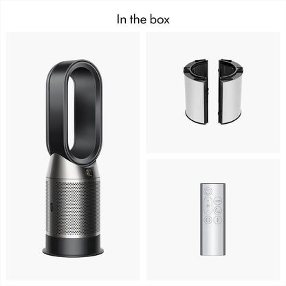 Dyson Hot & Cool HP11 Air Purifier Fan Heater  Removes 99.95% Pollutants  Cooling & Heating  With Remote Control (Black & Nickel)