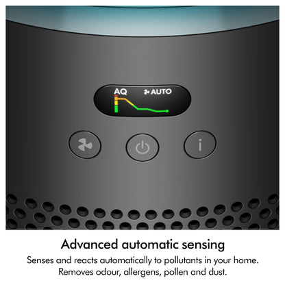 Dyson HushJet Compact Air Purifier HJ10 Removes 99.97% PM0.3 Pollutants Up to 5-Year Electrostatic Filter Life  Covers up to 1076 sq.ft.  2-Year Warranty