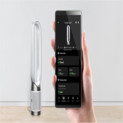 Dyson Purifier Cool PC1 TP11  Air Purifier and Cooling Fan  Captures 99.95% of Pollutants up to 0.1 Microns  Powerful Cooling with Automatic Air Purification