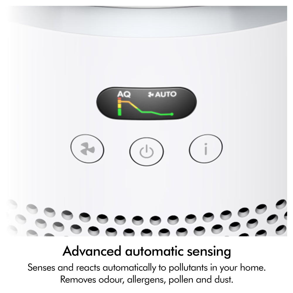 Dyson HushJet Compact Air Purifier White – Quiet & Powerful Filtration