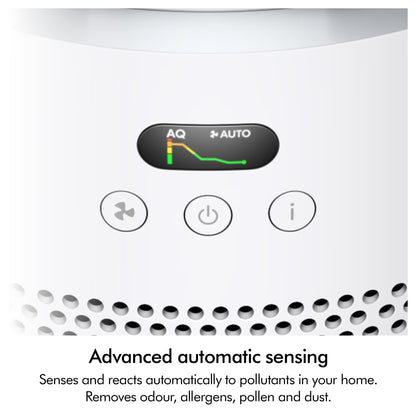 Dyson HushJet Compact Air Purifier White – Quiet & Powerful Filtration