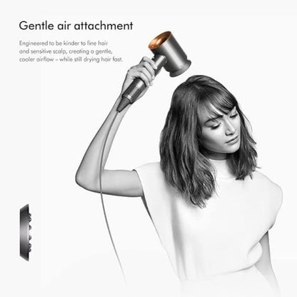 Dyson Supersonic 1380 W Hair Dryer with 4 Heat Setting, Nickel & Copper