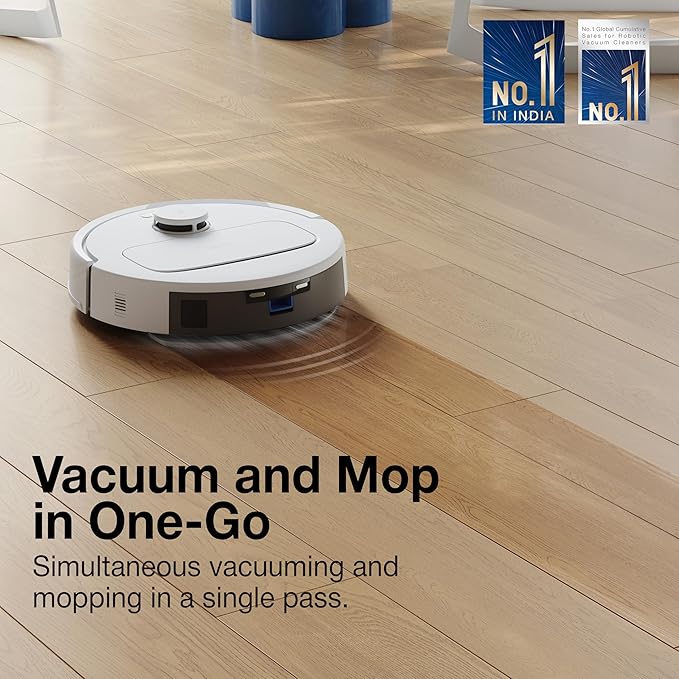 ECOVACS DEEBOT N30 Plus 2-in-1 Robot Vacuum & Mop  2025 Launch  10000Pa Suction, Auto-Empty, TrueMapping, 5200mAh Battery