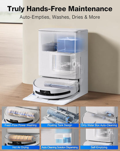 ECOVACS DEEBOT T90 Pro Omni 30,000Pa Robot Vacuum & Mop Self-Empty & Self-Wash