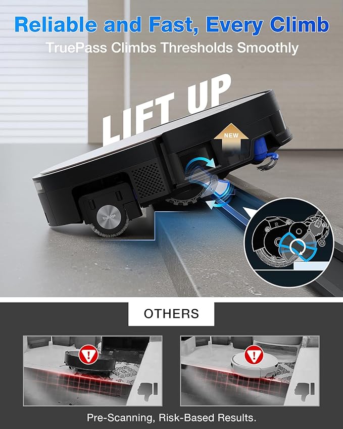 ECOVACS DEEBOT X11 OmniCyclone Robot Vacuum & Mop  19,500Pa Suction, OZMO Roller 2.0, Bagless OmniCyclone Station & AIVI 3D Navigation