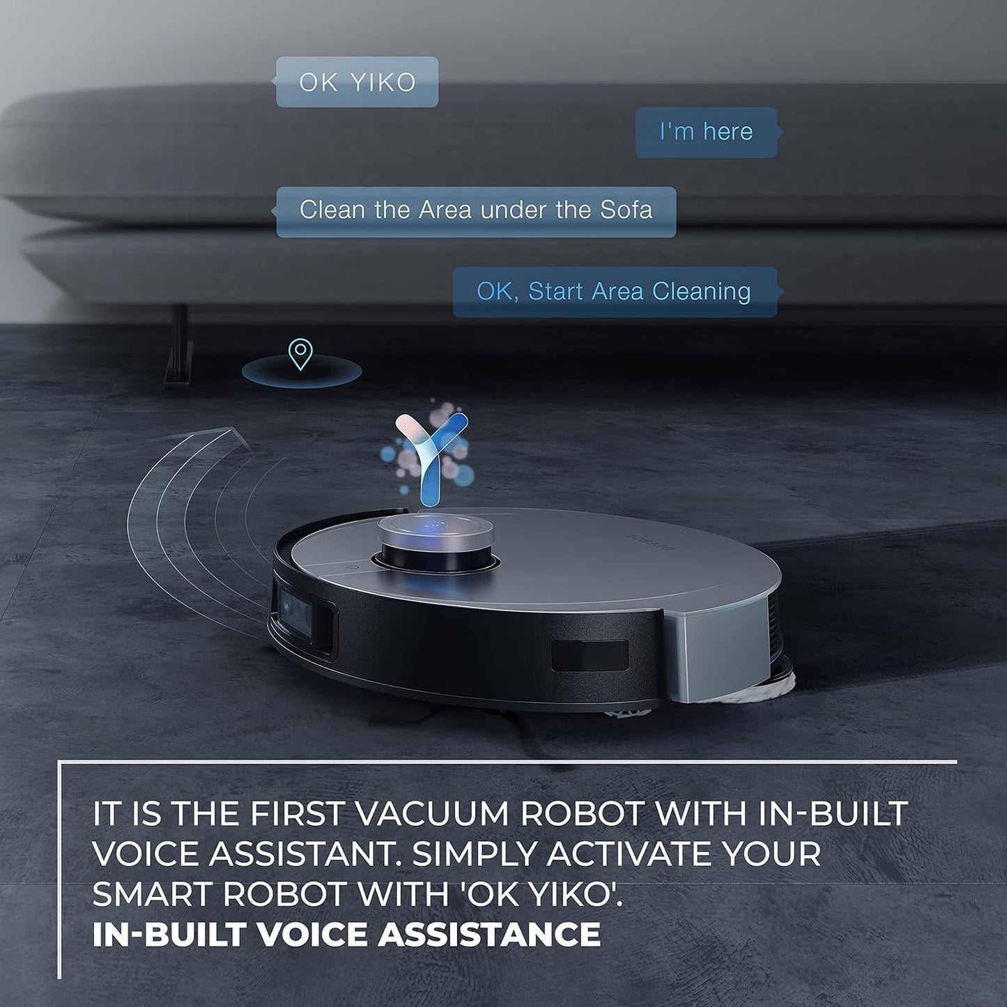 ECOVACS DEEBOT X1 Omni Robot Vacuum & Mop with Omni Station, Self-Emptying, Auto Mop Washing, Powerful Suction & AIVI 3D Navigation
