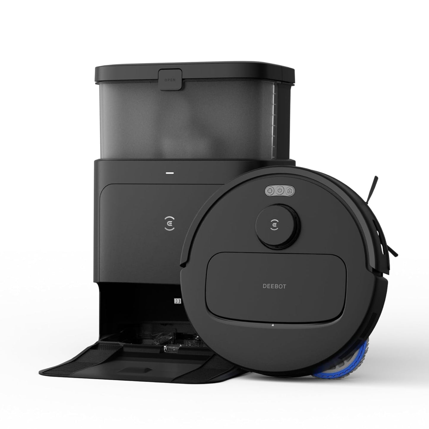 ECOVACS DEEBOT T80 OMNI – 2025 New Launch  2-in-1 Robot Vacuum & Mop  18,000 Pa Powerful Suction  6400 mAh Long-Run Battery  OZMO Roller Real-Time Mop Washing  Self-Emptying & Hot Air Drying  AI ReMop 2.0  ZeroTangle 3.0 Technology
