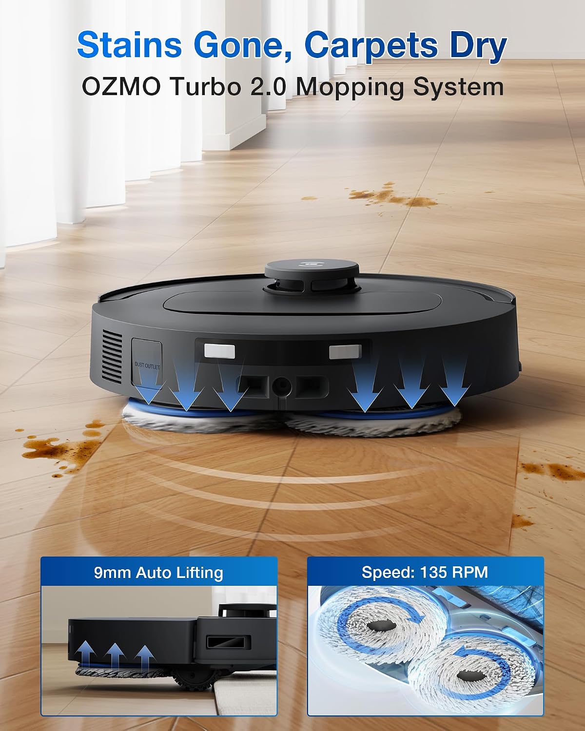 ECOVACS Deebot T30e Omni Robot Vacuum Cleaner & Mop, 2026 New Launch, 25,000 Pa Powerful Suction, Self-Empty & Self-Wash, ZeroTangle 3.0, Auto-Lift Mop, 300 Min Runtime