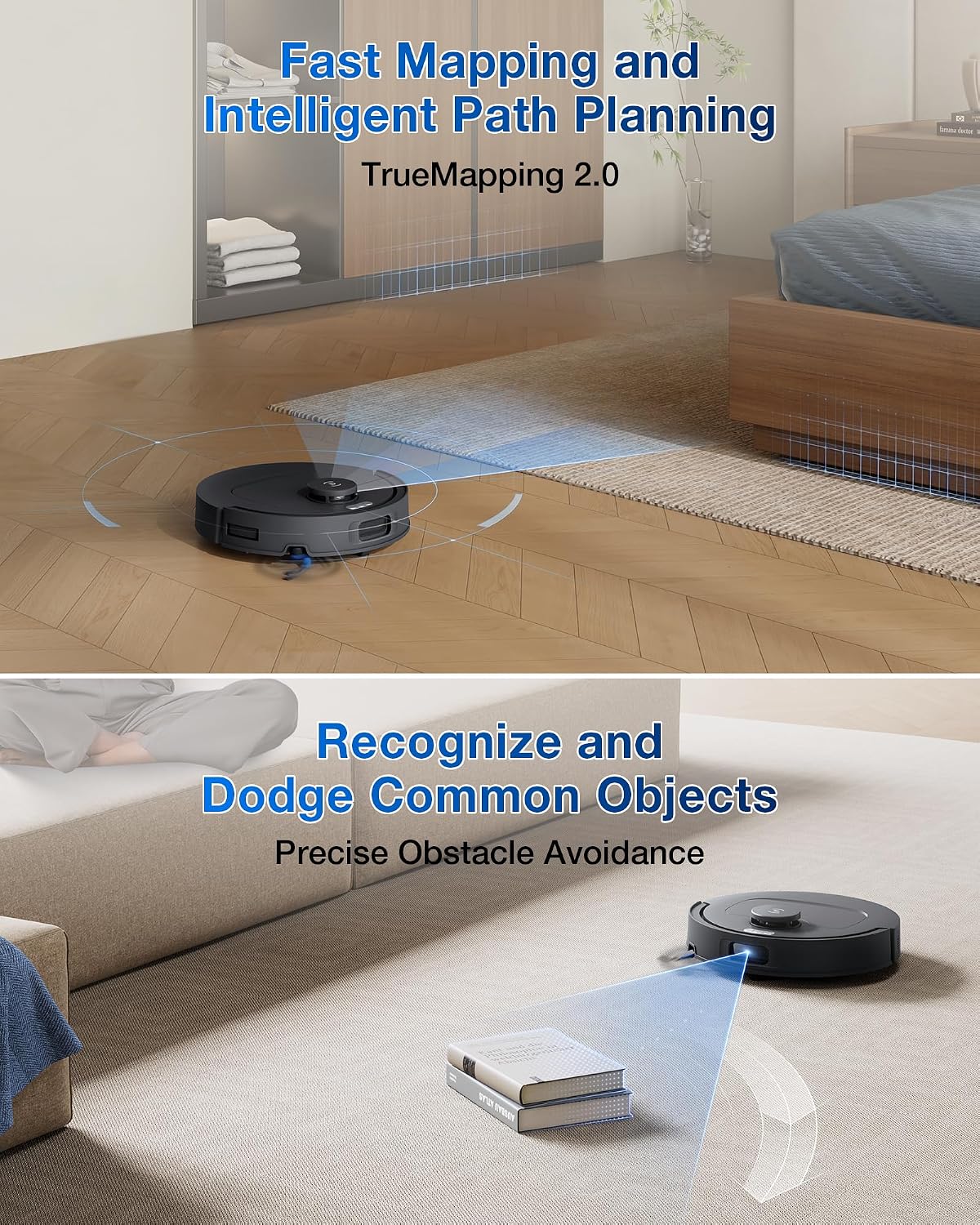 ECOVACS Deebot T30e Omni Robot Vacuum Cleaner & Mop, 2026 New Launch, 25,000 Pa Powerful Suction, Self-Empty & Self-Wash, ZeroTangle 3.0, Auto-Lift Mop, 300 Min Runtime