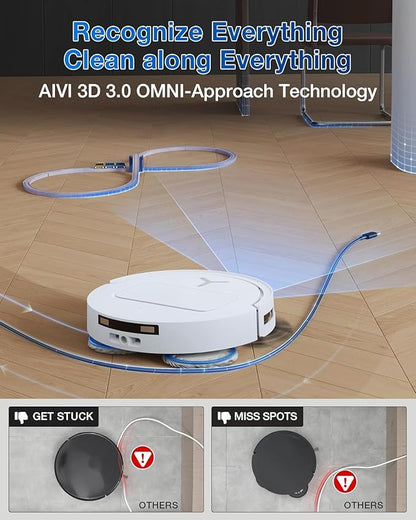 ECOVACS Deebot T50 Pro Omni 2-in-1 Robot Vacuum & Mop  2025 Launch  15000 Pa Suction, AIVI 3.0, Auto Wash & Dry, 6400 mAh Battery