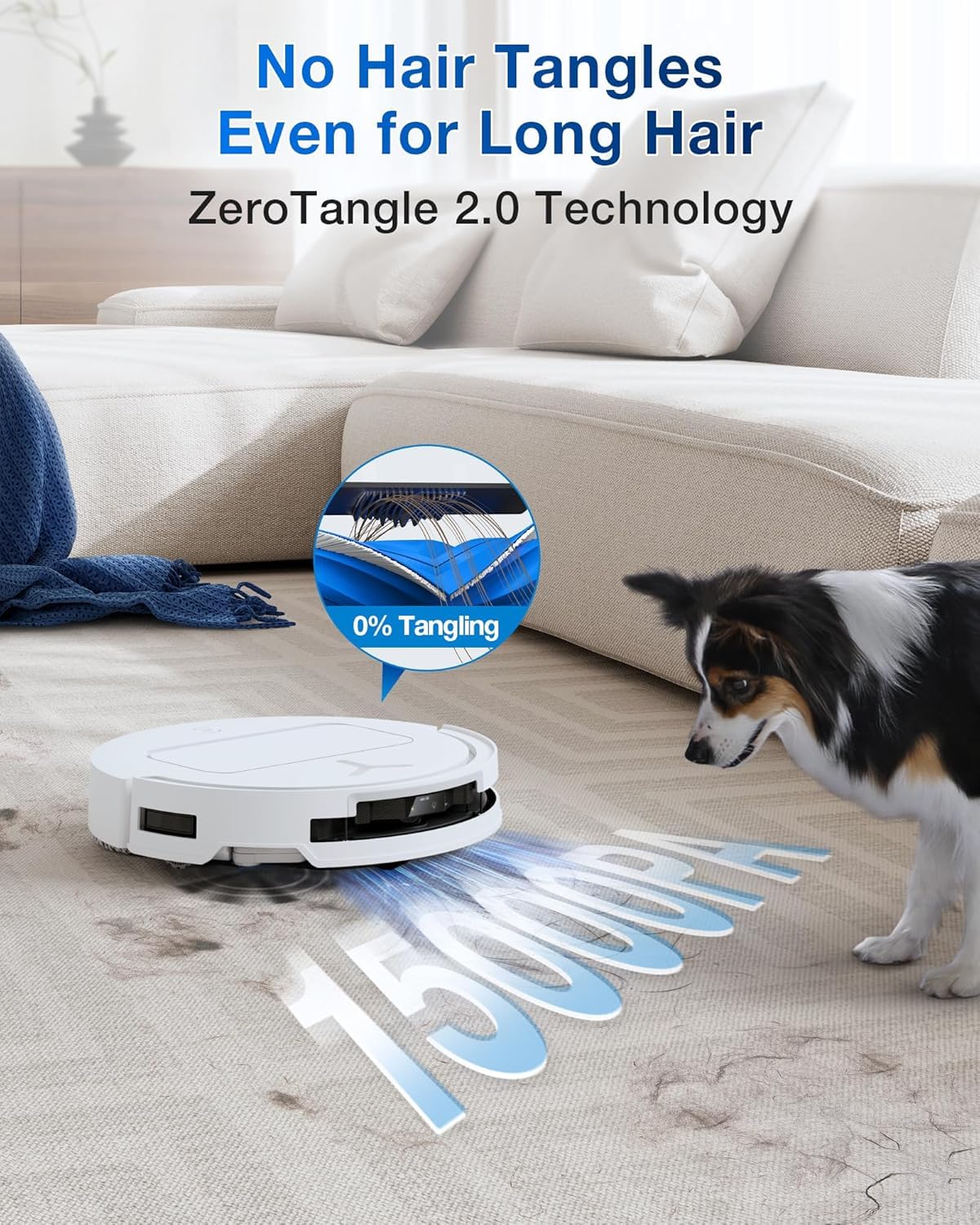 ECOVACS Deebot T50 Pro Omni 2-in-1 Robot Vacuum & Mop  2025 Launch  15000 Pa Suction, AIVI 3.0, Auto Wash & Dry, 6400 mAh Battery