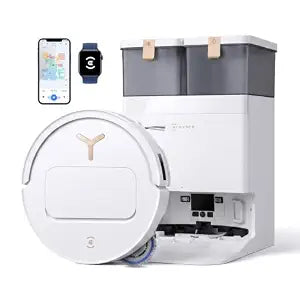ECOVACS DEEBOT T50S Pro Omni Robot Vacuum & Mop | 25,000Pa Suction, Self-Empty & Self-Wash, Auto-Lift Mop, ZeroTangle 3.0, 250 Min Runtime
