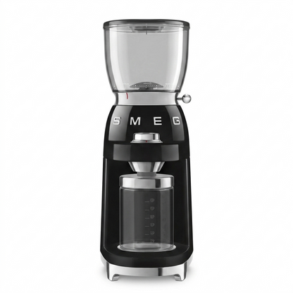 Smeg Coffee Grinder with 15 Grind Settings  Precision Conical Burr Grinder for Espresso & Drip Coffee