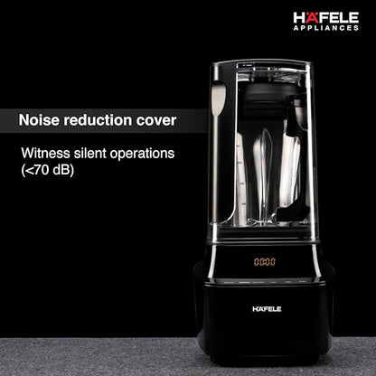 Hafele Cuatro 1000 Vacuum Mixer & Grinder – 1L BPA-Free Tritan Jars, Noise Reduction, 3 Speed Settings, Vacuotechnology Tritan  jars