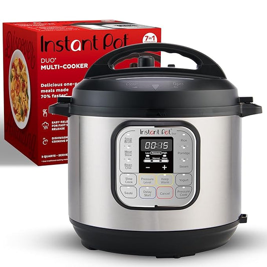 Instant Pot Duo 321 3QT 7-in-1 Multi-Use Cooker with SS304 Inner Pot