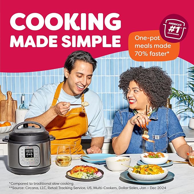 Instant Pot Duo 321 3QT 7-in-1 Multi-Use Cooker with SS304 Inner Pot