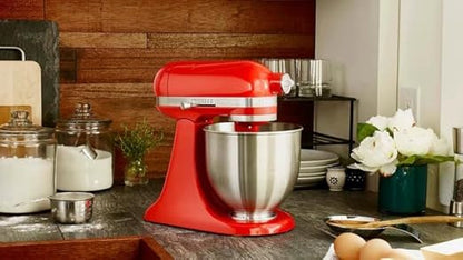 KitchenAid 3.3L Stand Mixer – Compact Tilt-Head Food Mixer for Baking, Whipping & Dough | Space-Saving Design