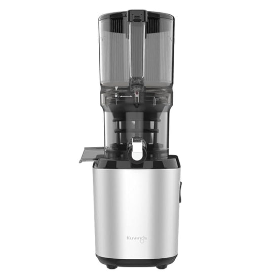 Kuvings AUTO6 Silver Cold Press Juicer  Hands-Free Automatic Cutting, Whole Fruit & Vegetable Slow Juicer, 200W, 12Yr Warranty