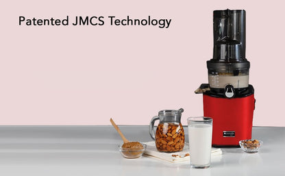 Kuvings REVO830 Cold Press Slow Juicer Red – Whole Fruit & Vegetable Juicer with Auto-Cutting Auger, Smoothie & Sorbet Maker