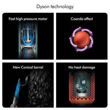 [Limited Edition] Dyson Airwrap i.d. App-Connected Intelligent 6-in-1 Hair Styler – Curl, Smooth & Shape Without Heat Damage  Jasper Plum