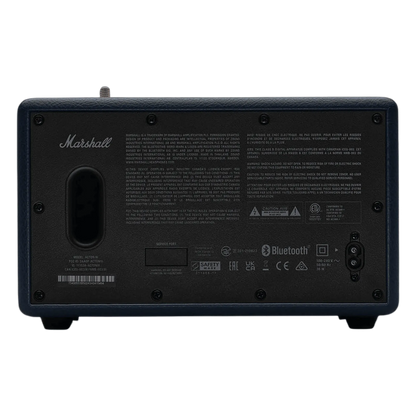 Marshall Action III Bluetooth Speaker 60W  Portable Wireless Stereo Speaker with Deep Bass, Multi-Device Connect, Midnight Blue