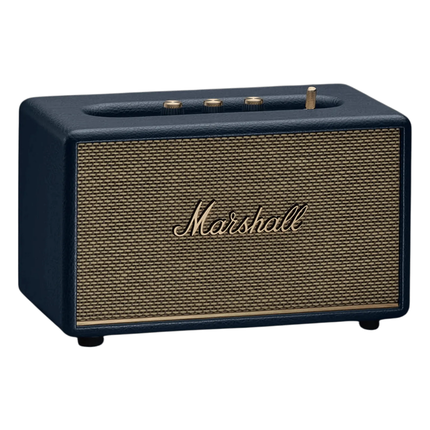 Marshall Action III Bluetooth Speaker 60W  Portable Wireless Stereo Speaker with Deep Bass, Multi-Device Connect, Midnight Blue