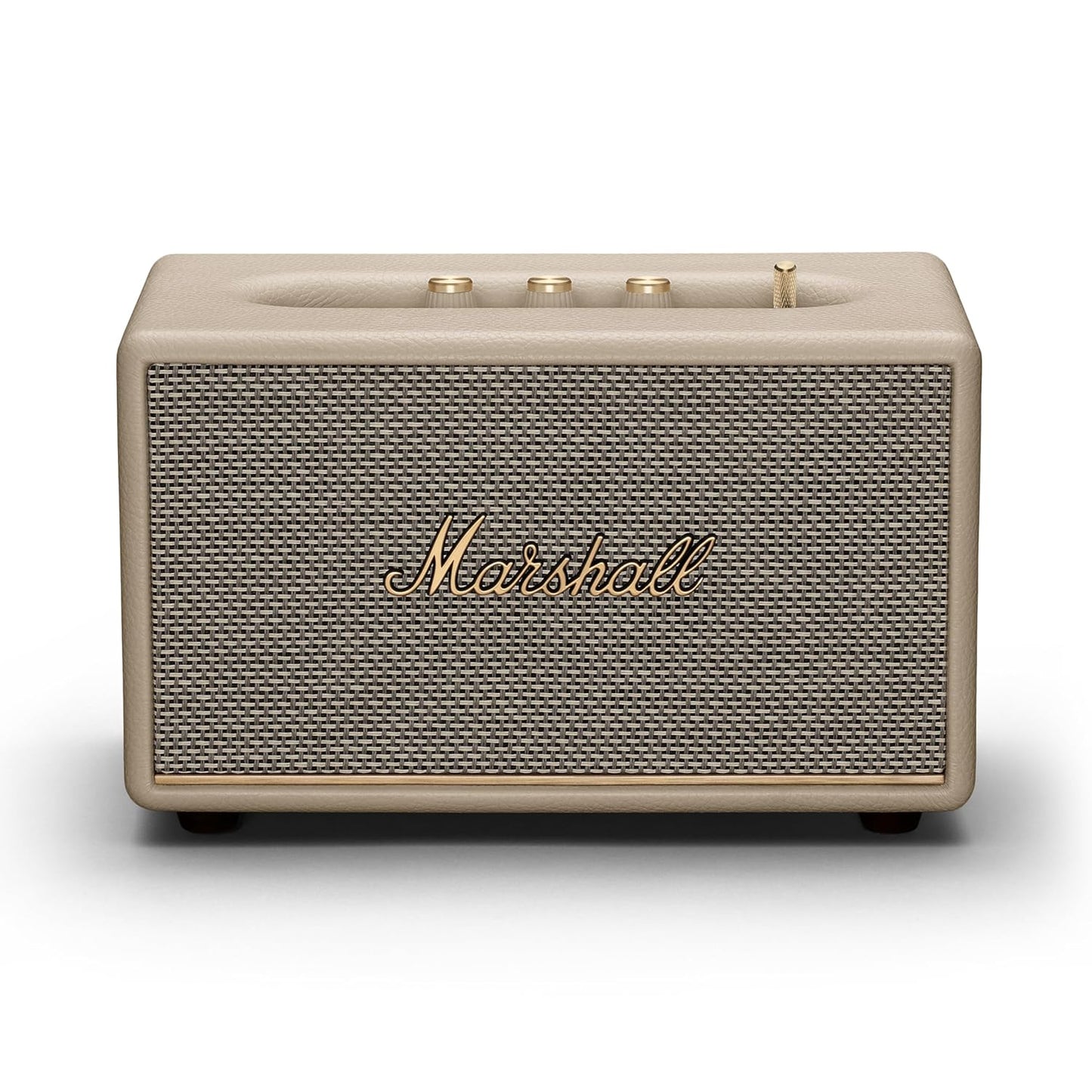 Marshall Acton III 60W Bluetooth Powered Home Speaker, Cream – Premium Wireless Stereo Speaker with Iconic Design