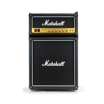 Marshall Fridge Black 4.4 Cu Ft | High Capacity Bar Fridge with Freezer for Home & Office