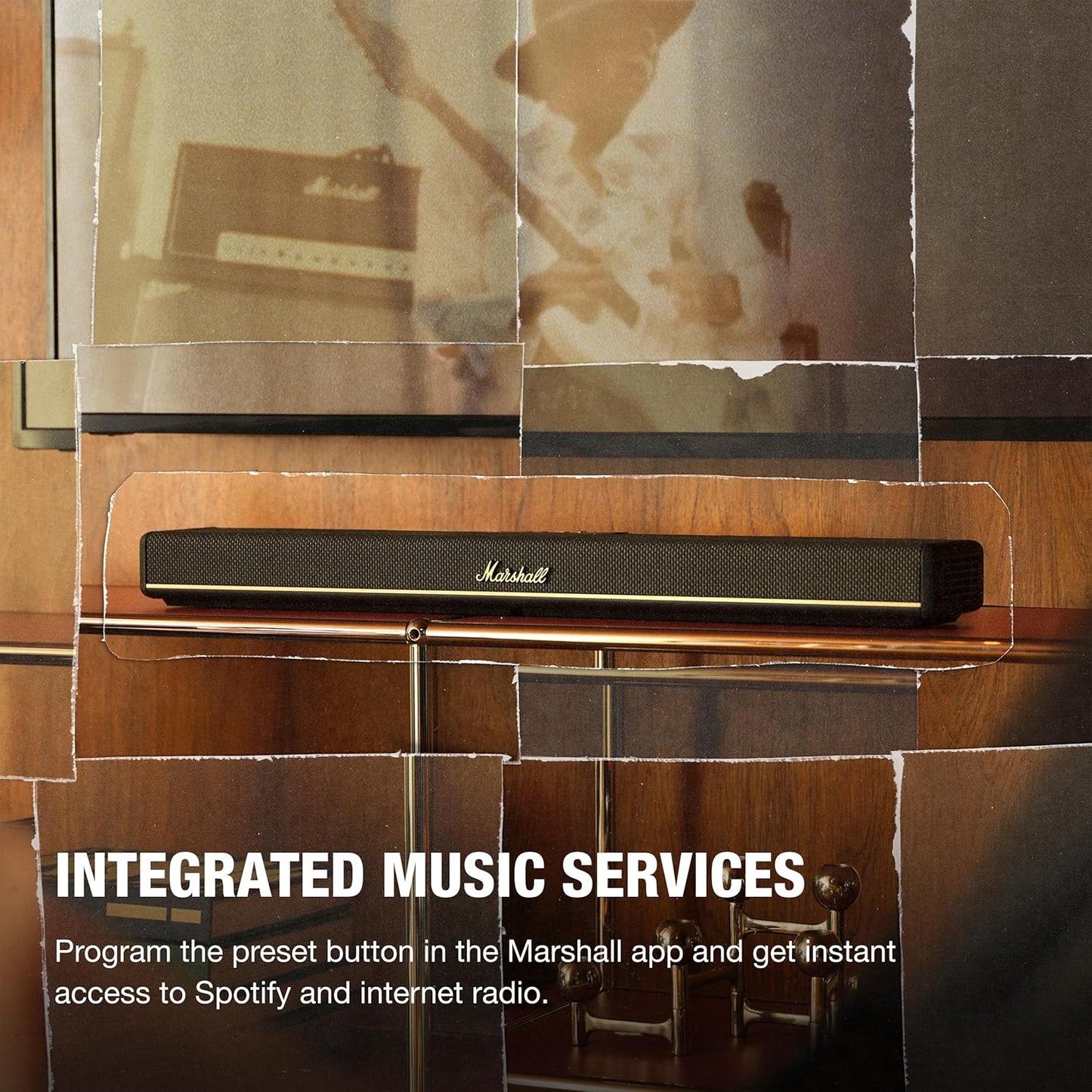 Marshall Heston 60 Soundbar with Dolby Atmos, Bluetooth & Wi-Fi – Premium Home Theater Audio