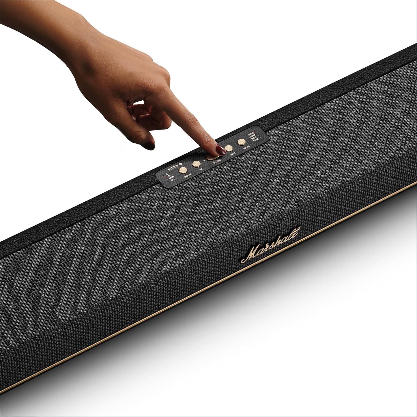 Marshall Heston 60 Soundbar with Dolby Atmos, Bluetooth & Wi-Fi – Premium Home Theater Audio