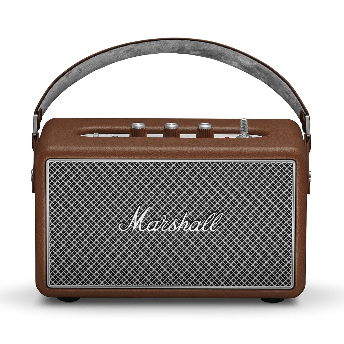 Marshall Kilburn III Portable Bluetooth Speaker – 50+ Hours Playtime, 360° Sound, IP54, Brown
