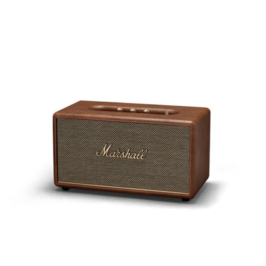 Marshall Stanmore III Wireless Bluetooth 5.2 Home Speaker with RCA & 3.5mm Wired Input, Premium Brown Finish