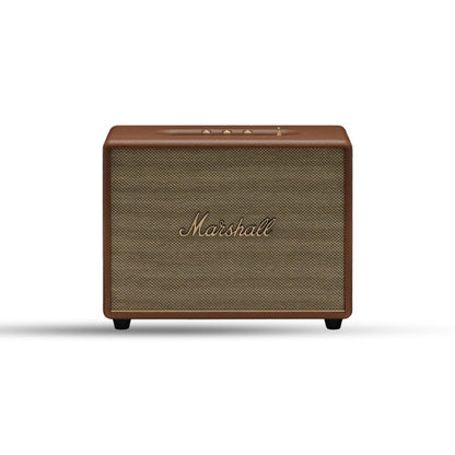 Marshall Woburn III Brown Home Speaker with HDMI, Bluetooth 5.2, RCA & AUX Input – Wired Connectivity, Premium Sound