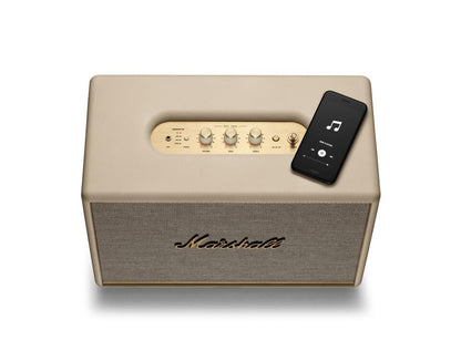 Marshall Woburn III Wireless Bluetooth Speaker (Cream) 150W Powerful Sound  Iconic Marshall Design  Multi-Room Ready