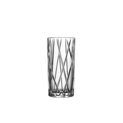 Modern Long Drink Glasses 370ml, Set of 6 NATCHMAN