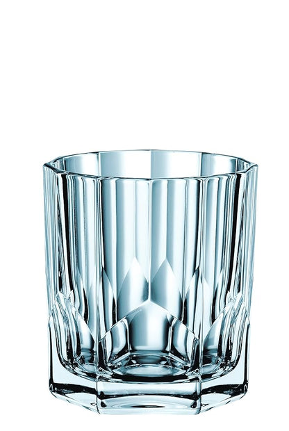 Nachtmann Aspen Crystal Whiskey Glasses – Set of 6 Double Old Fashioned Tumblers