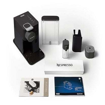 Nespresso Lattissima one Black, Coffee Pod Machine by De'Longhi