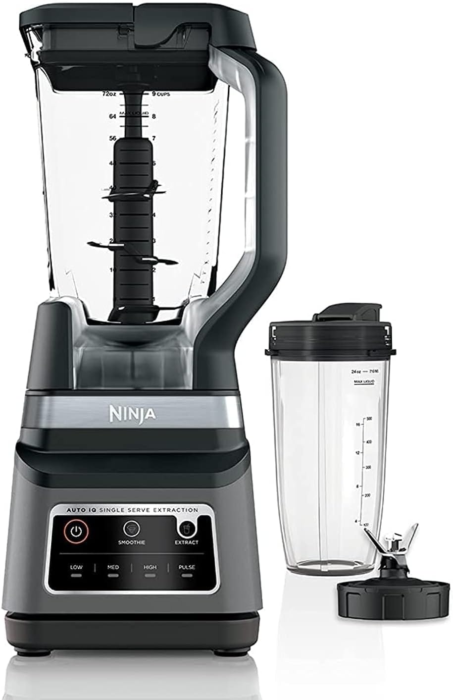 Ninja BN750 2-in-1 Professional Blender, 1200W High-Power Blender with One-Touch Auto-iQ Blending Programs