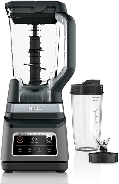 Ninja BN750 2-in-1 Professional Blender, 1200W High-Power Blender with One-Touch Auto-iQ Blending Programs