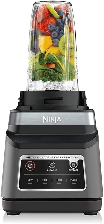 Ninja BN750 2-in-1 Professional Blender, 1200W High-Power Blender with One-Touch Auto-iQ Blending Programs