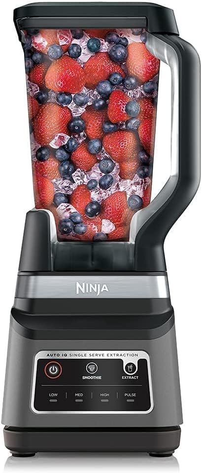 Ninja BN750 2-in-1 Professional Blender, 1200W High-Power Blender with One-Touch Auto-iQ Blending Programs