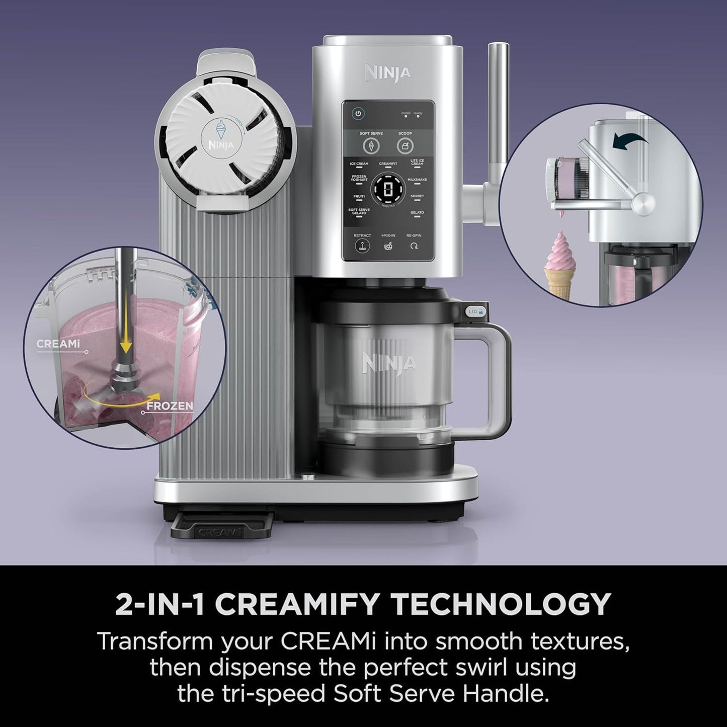 Ninja Swirl 13-in-1 Ice Cream, Sorbet & Milkshake Maker