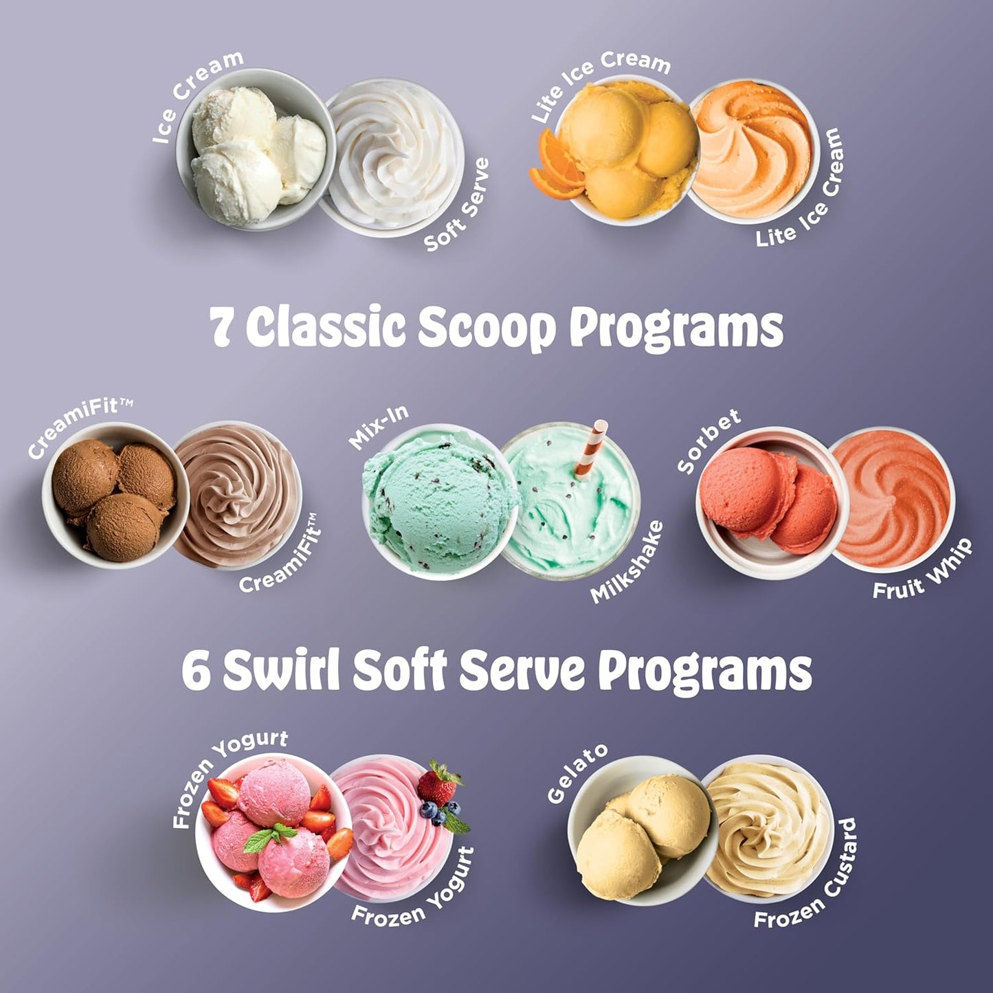 Ninja Swirl 13-in-1 Ice Cream, Sorbet & Milkshake Maker