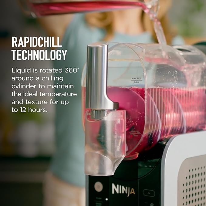 Ninja FS301 Professional Slushie & Frozen Drink Maker  RapidChill Technology   5 Preset Programs  Margaritas, Frappés & More