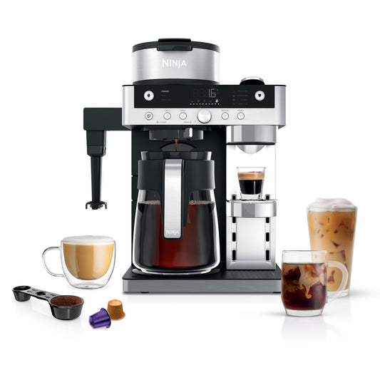 Ninja Prestige DualBrew System CFN802EU Coffee Machine – Filter & Nespresso Capsule Brewer