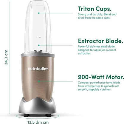 Nutribullet Pro 900W (Champagne Gold)