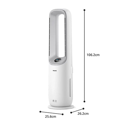 Philips Air Performer 7000 Series AMF765/30 2-in-1 Air Purifier and Fan – Whole-Room Air Purification, Powerful Cooling & HEPA Filtration